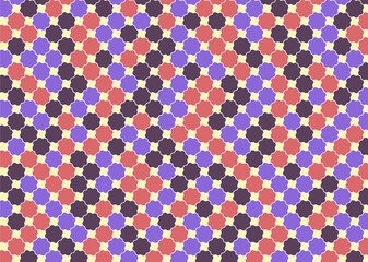 幾何学的なタイル模様 背景