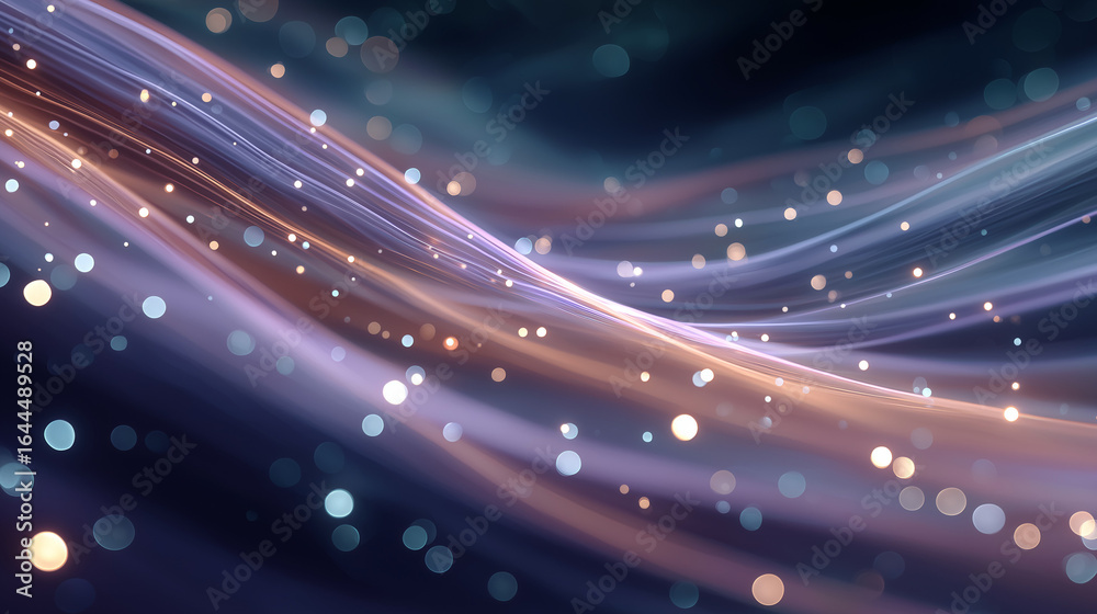 Canvas Prints abstract wavelengths: capturing the essence of motion and energy, this abstract visual presents flow