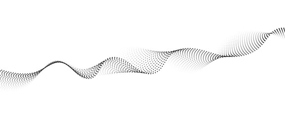	
Flowing Dot Wave halftone gradient pattern on transparent background	
