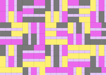 幾何学的なタイル模様 背景