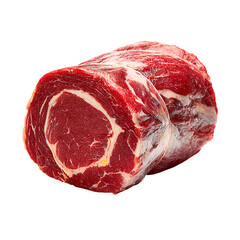 Fototapeta premium Rolled Raw Beef Roast Red Meat Cut