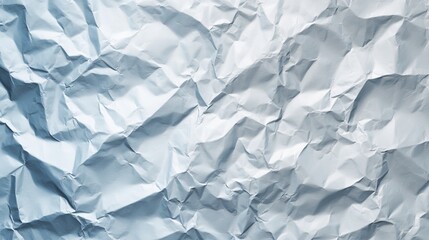 Obraz premium The background features a seamless and shiny light grey metallic chrome foil that is crumpled, creating a glittery and luxurious pattern for use in abstract wallpaper designs