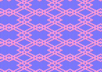 和をイメージしたドット柄 タイル 背景