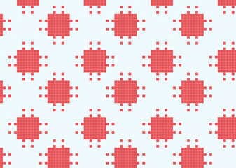 和をイメージしたドット柄 タイル 背景