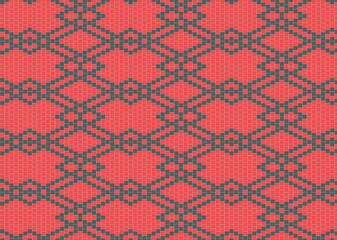 和をイメージしたドット柄 タイル 背景