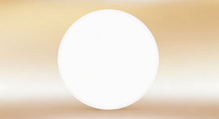 Minimalist sphere on gradient backdrop delivering a clean aesthetic composition