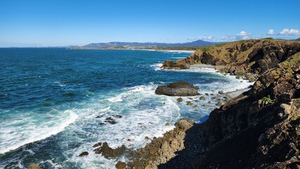 Diamond Head Coastal View in New South Wales, Australia