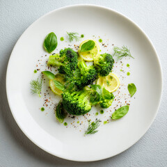 broccoli on a plate