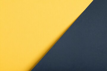 Fototapeta premium Yellow and Dark Blue Abstract Background, Minimalist Design.