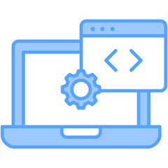 Programing Blue Icon