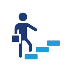 career colored icon vector design good for web or mobile app