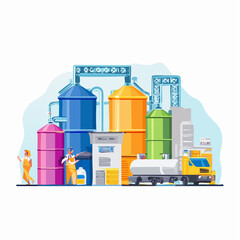 洗剤・塗料製造業と家庭用から産業用までの生産工程