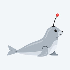 Obraz premium illustration of a cartoon fish