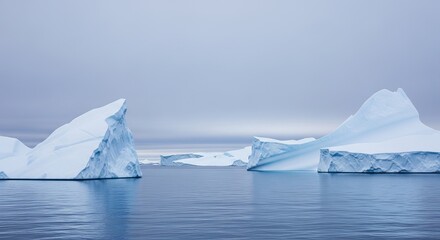 Iceberg antarctica arctic ocean landscape glacier melting polar scenery travel view