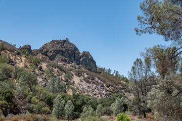 Volcanic Rocks / Dacite - rhyolite. Chalone Creek.Old Pinnacles Trail, Pinnacles National Park, California. Gabilan Range / California Coast Ranges System.