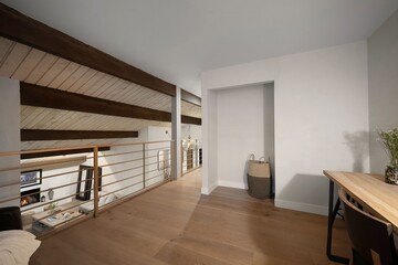 Modern luxury home interior and exterior with pool, spacious rooms, and stylish furnishings