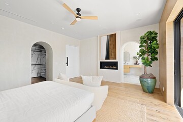 Contemporary luxury home with open layout, designer finishes, and seamless indoor-outdoor living