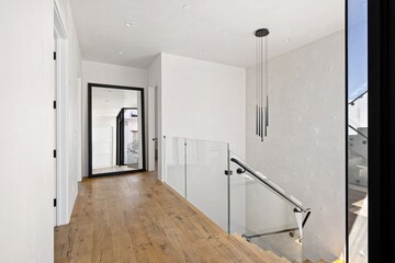 Contemporary luxury home with open layout, designer finishes, and seamless indoor-outdoor living