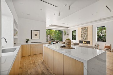 Contemporary luxury home with open layout, designer finishes, and seamless indoor-outdoor living