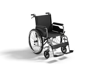 Fototapeta premium Isolated Wheelchair Illustrating Mobility Assistance and Healthcare Solutions