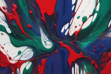 Obraz premium Colorful abstract acrylic paint texture