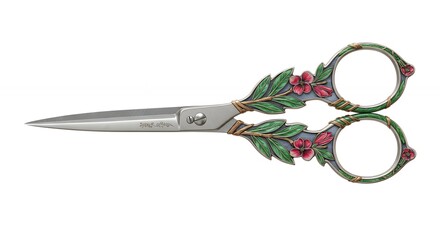 Ornate decorative floral scissors