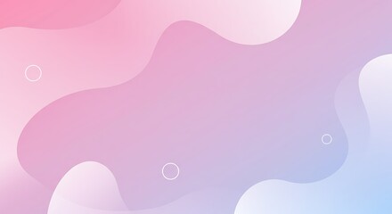Abstract Wavy Background in Soft Pastel Colors A Delicate Gradient Design for Modern Aesthetics