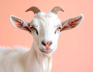 portrait of a goat