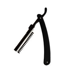 foldable shaver barber tool isolated