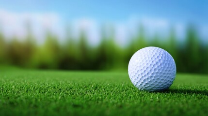 Obraz premium Golfing + Empty Space + Premium Image