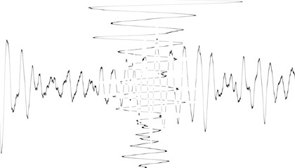 Dent de scie abstraite.