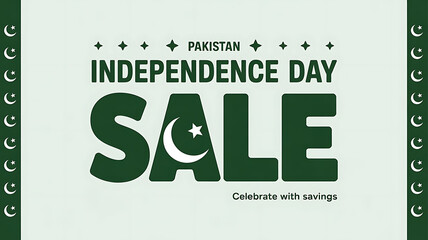 Azadi sale post, 14 August, Pakistan Independence Day SALE banner poster and social media template design, Azadi sale offer design. sign icon. shop now for better business, created with generative ai	