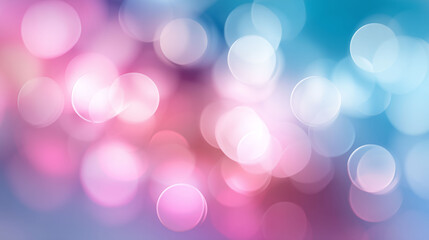 Fototapeta premium Realistic photographic bokeh background, soft focus, shallow depth of field, glowing blurred light circles