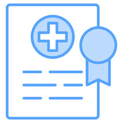 Obraz premium Policy Blue Icon Element For Design