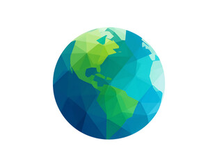 Earth icon, transparent background