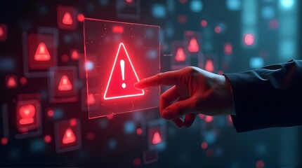 business graph on the screen