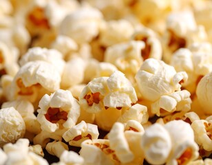 Close-up popcorn kernels