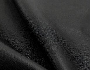 Fototapeta premium Close-up view of black leather