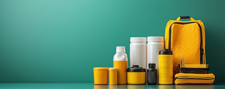 Earthquake preparedness kit essential survival gear for geology - Powered by Adobe