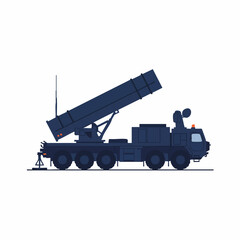 Modern Military Missile Launcher Vehicle with Elevated Launching System
