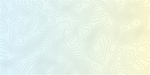 Seamless Topographic Contour Line Pattern on Light Blue Gradient Background – Minimal Abstract Terrain Map Design for Modern Art and Wallpaper
