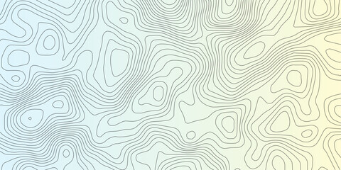 Seamless Topographic Contour Line Pattern on Light Blue Gradient Background – Minimal Abstract Terrain Map Design for Modern Art and Wallpaper