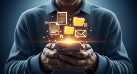 Manage your data with ease using this sleek mobile app for file management and secure cloud access today