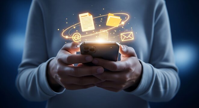 Manage your business with ease using this modern smartphone for email and file management solutions today