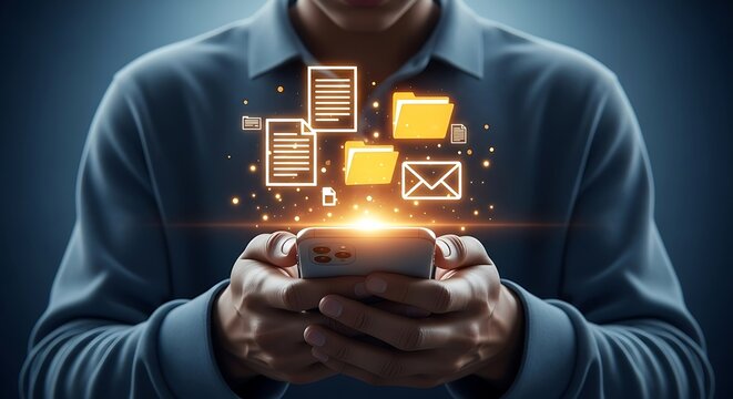 Manage your data with ease using this sleek mobile app for file management and secure cloud access today