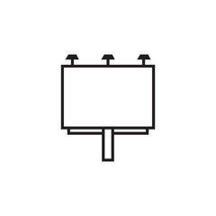 Obraz premium billboard icon