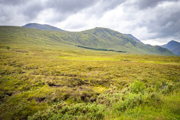 rannoch moor, glencoe, highlands, scottish highlands, bog, moor, scotland, uk, scenic, panorama