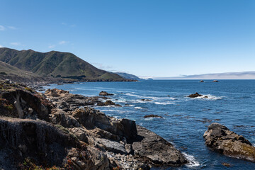 Gate 1 - Garrapata State Park, California State Route 1, Monterey County, California. Santa Lucia Range	
