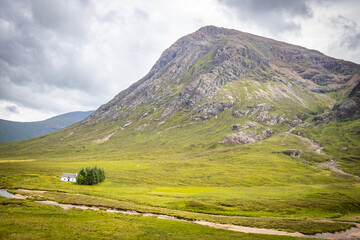 Fototapeta premium mountains, glencoe, highlands, scottish highlands, scotland, uk
