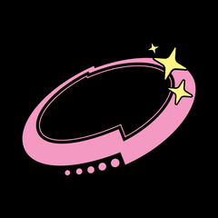 Streetwear y2k aesthetic symbol element icon asset vector design set. Clip art, print, poster, banner, fashion, slogan shirt, sticker, flyer